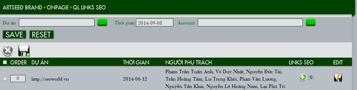 quản lý link seo